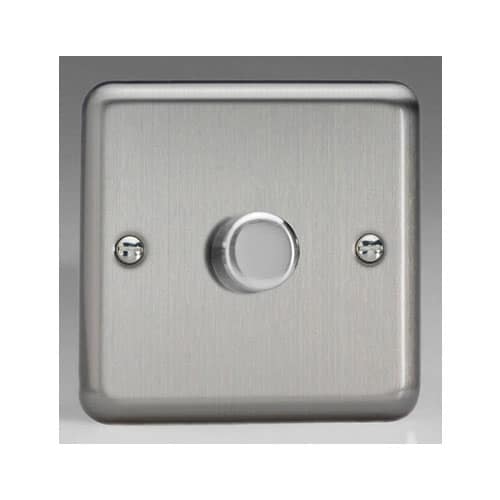 1G Dimmer Switch Brushed Chrome Finney Electrical